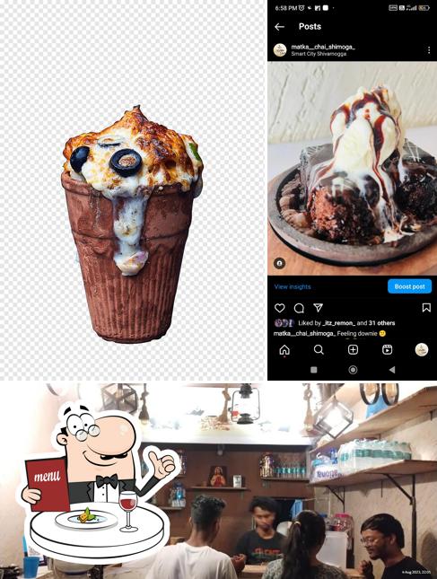 Take a look at the image depicting food and interior at Mattka Chai cafe