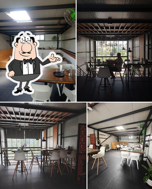 The interior of Healthy Hut