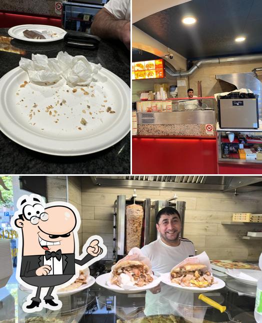 Questa è la foto che presenta la interni e cibo di Istanbul Kebab e Pizza