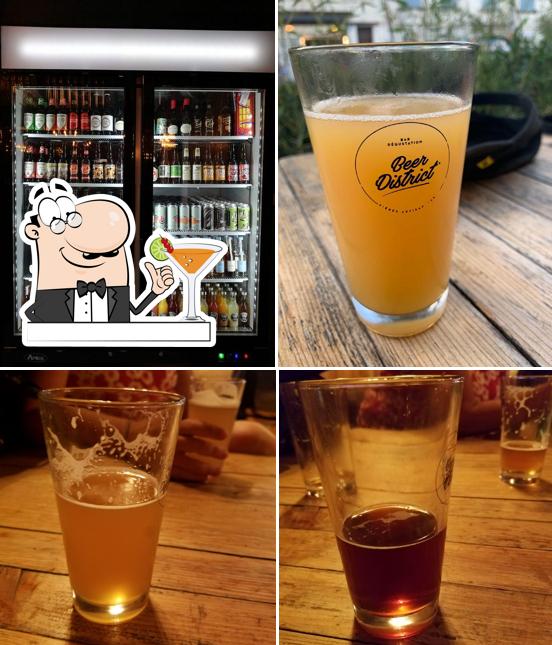 Prenez une boisson du menu