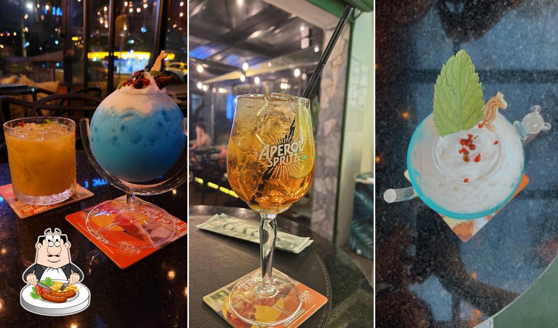 Platos en Gards Rooftop