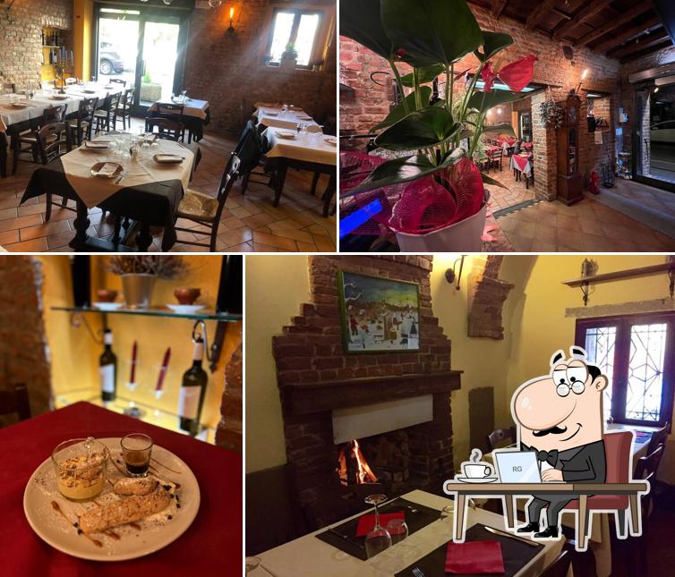 Dai un'occhiata agli interni di Antica Osteria sul Naviglio