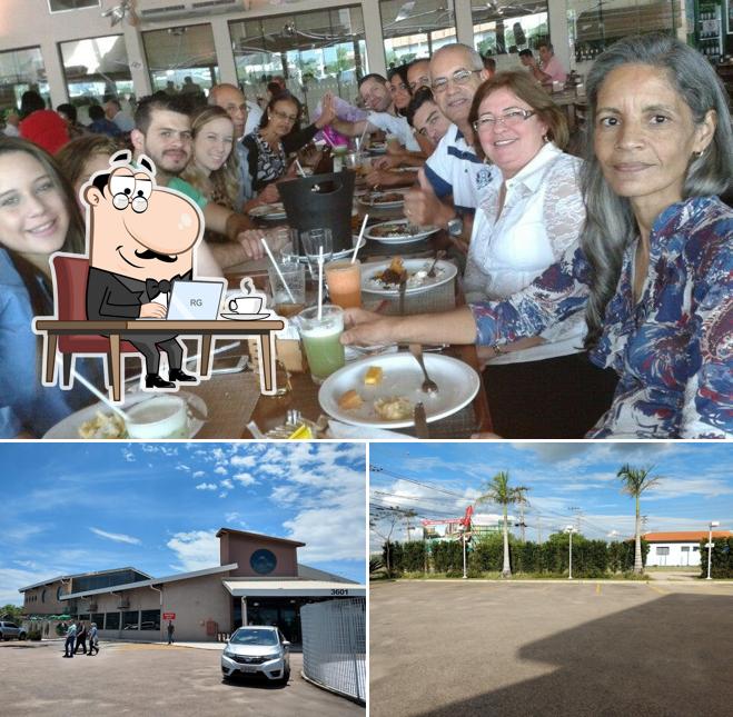 O interior do Restaurante São Judas Tadeu Demarchi