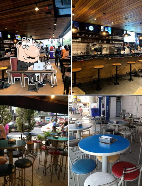 O interior do Posto do Açai