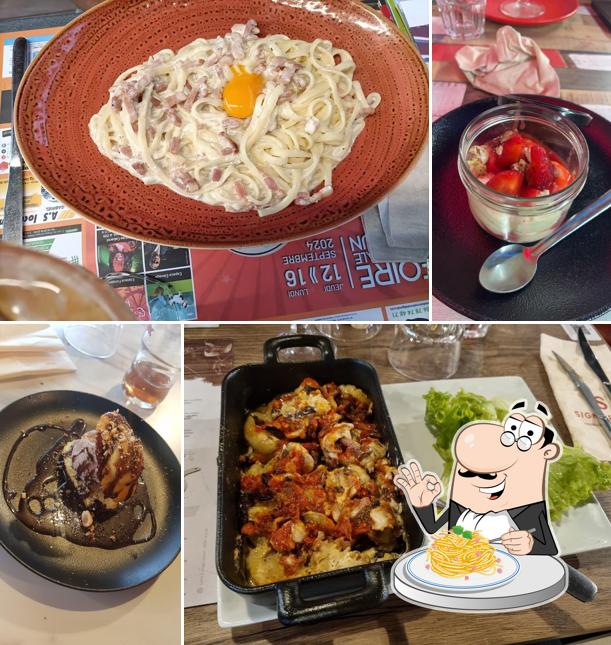 Spaghetti à la carbonara à Signorizza Verdun