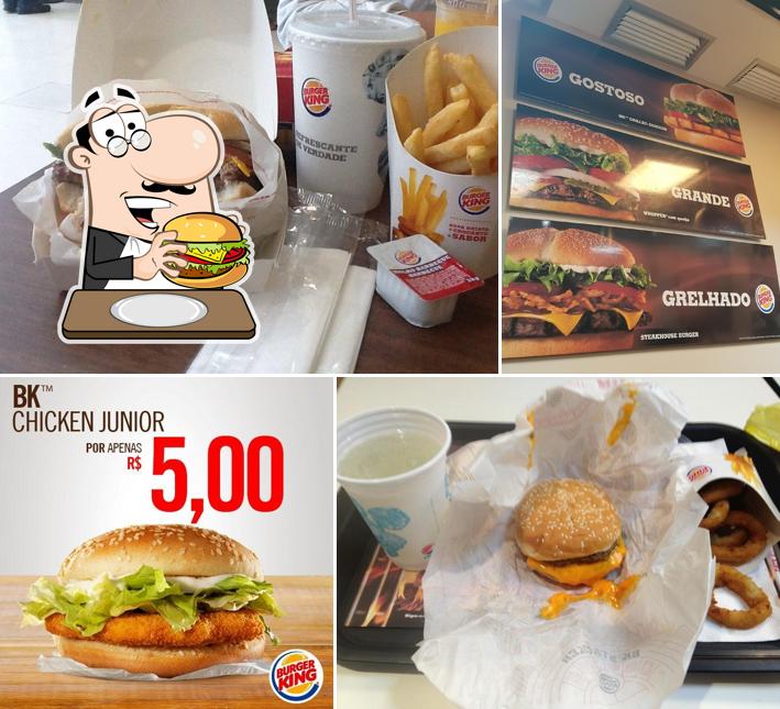 Experimente um hambúrguer no Burger King