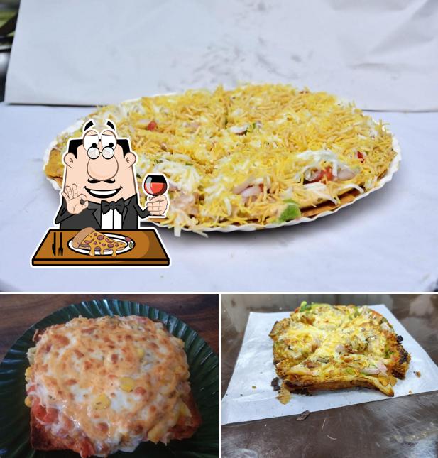 At Srishti Snacks, you can enjoy pizza