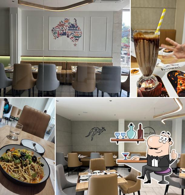 The interior of AUSSIE BITES - Aesthetic Cafe in Trichy