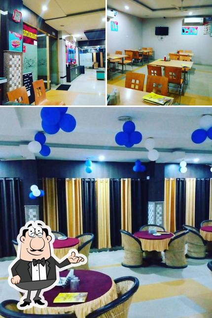 The interior of Radhe Rani Restaurant