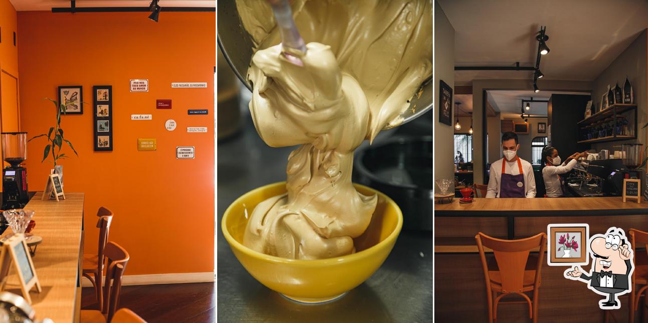 O interior do Cafundóca Comida Com Carinho