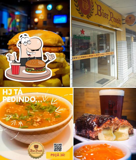 Hambúrguer em Bier Prosit