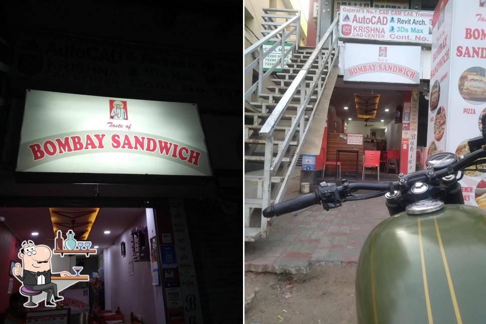 The interior of Taste of Bombay Sandwich