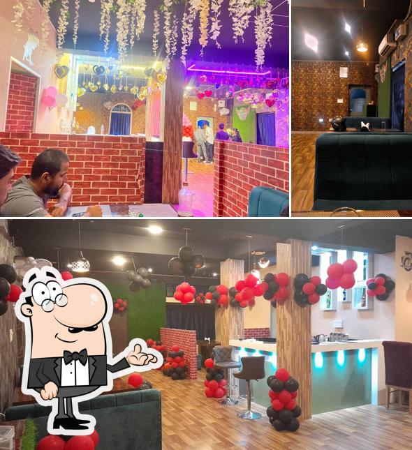 Take a look at the image depicting interior and food at Ocean Edge Cafe & Restaurant