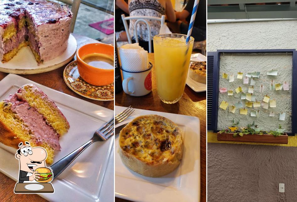 Consiga um hambúrguer no Julieta Café