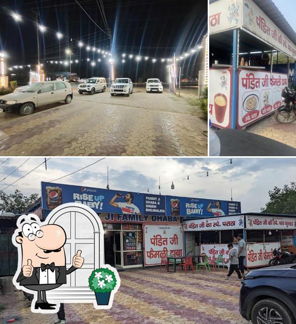 The exterior of PANDIT JI DHABA AND SHUDDH BHOJNAALAY