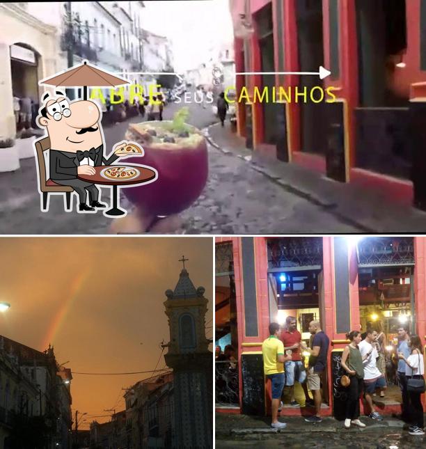 O exterior do Choperia Santo Plano