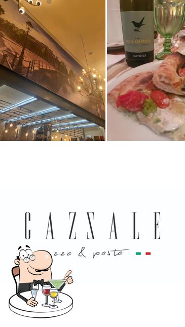 Peça uma bebida alcoólico do menu