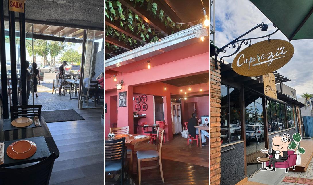 O interior do Caprezii Parrilla e Defumados