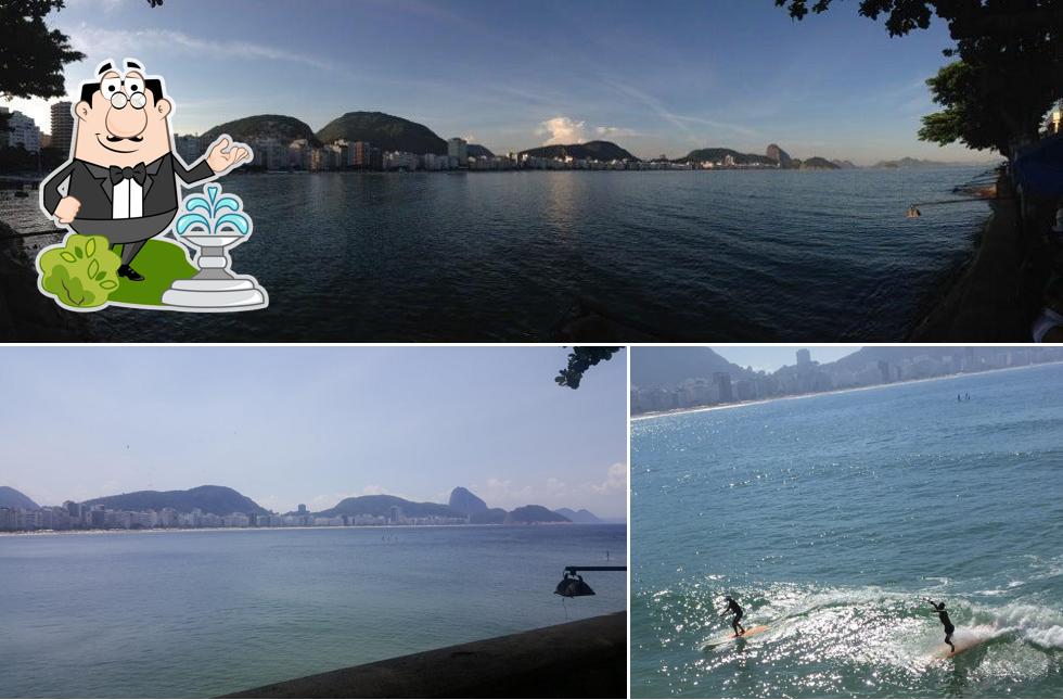 Desfrute da vista do exterior Confeitaria Colombo