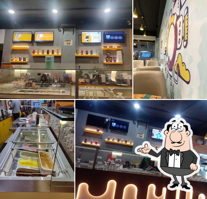 The interior of Cream and Fudge