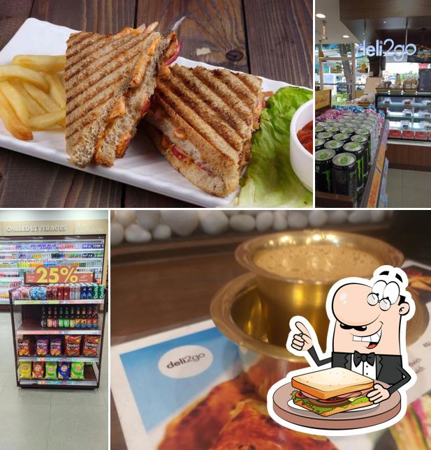 Grilled cheese sandwich at Deli2go