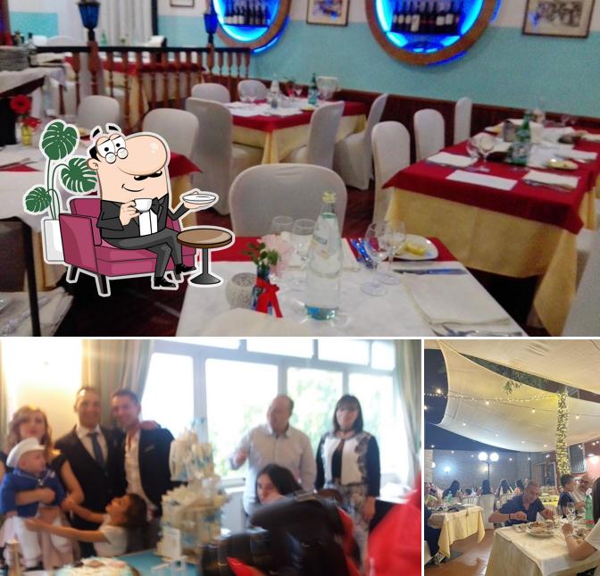 Gli interni di Le Tre Caravelle