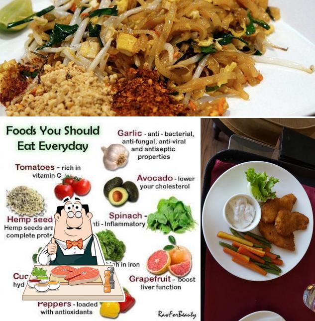 Fish and chips at Angan Restaurant