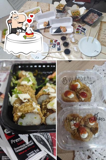 KISOJI SUSHI SAO BERNARDO - DELIVERY serve uma seleção de sobremesas