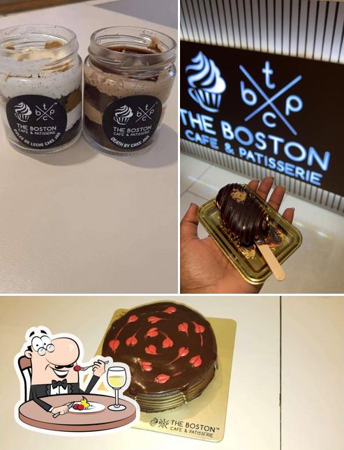 Chocolate mousse at The Boston Cafe & Patisserie