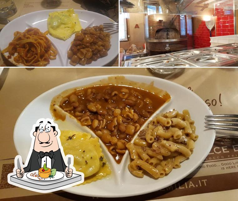 Platti al Trattoria Dolce Emilia