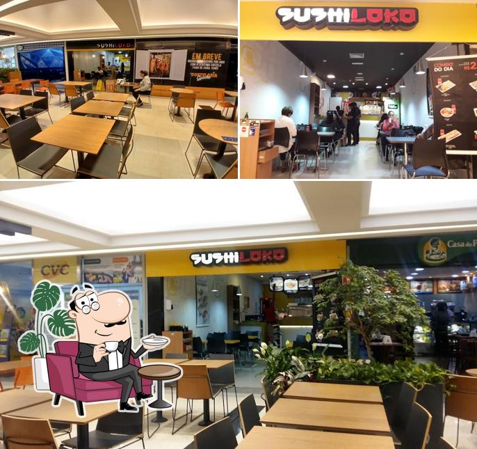 O interior do Sushiloko Conjunto Nacional