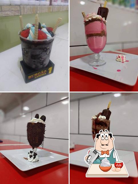 Burgão Lanches provê uma gama de pratos doces