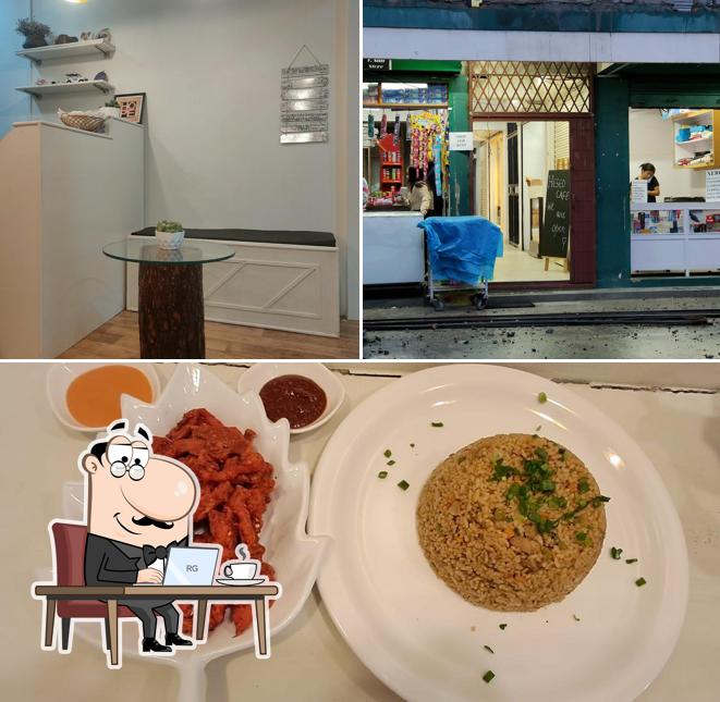 Among various things one can find interior and food at HESED