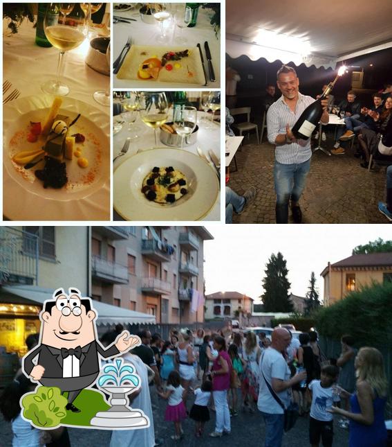 La foto di esterno e tavolo da pranzo da Cafè Bollicine