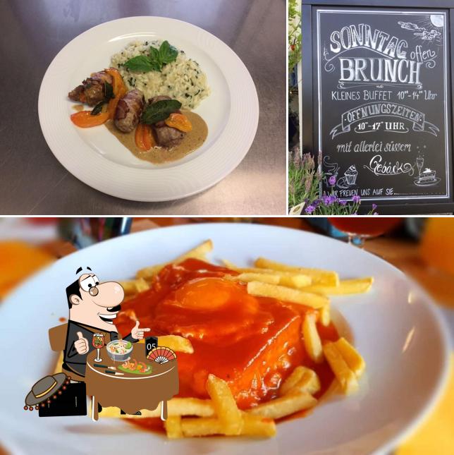 La foto di cibo e lavagna da Café Rorboz