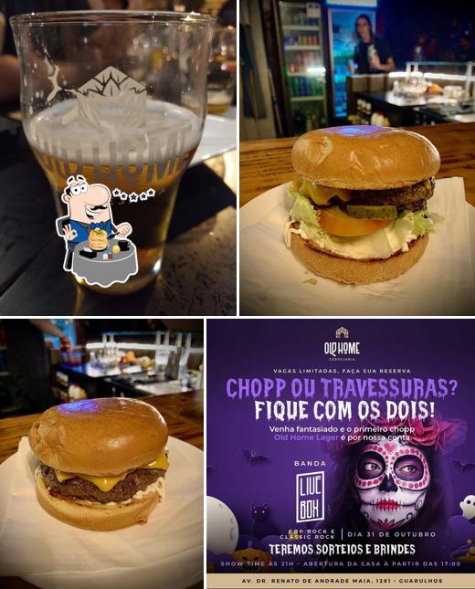 Mousse de chocolate em Old Home Cervejaria