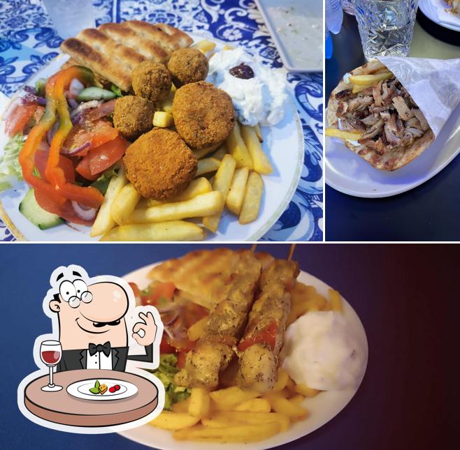 Panino con maiale stirato al Agapimu - cucina greca