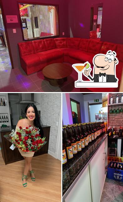 Entre diferentes coisas, bebida e interior podem ser encontrados no Boate Bataklãn