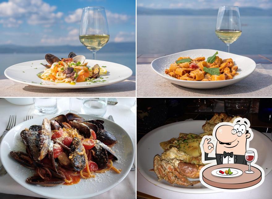 Platti al La Caletta ristorante sul lago