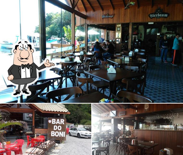 O interior do Bar do Boni