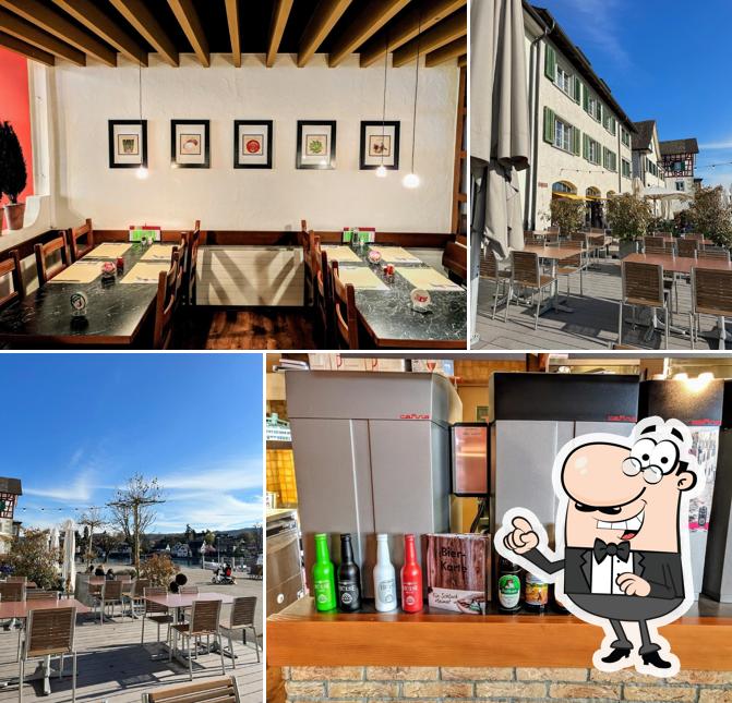 Siediti a un tavolo di Restaurant Wasserfels