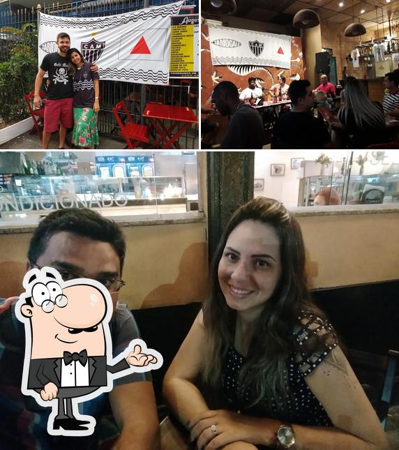 O interior do Bar do Augusto Pizzaria