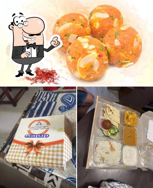 Take a look at the photo displaying interior and food at Bhikharam Chandmal Rajuji