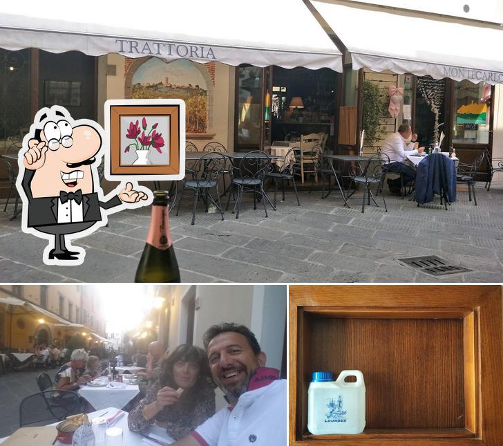 Siediti a un tavolo di Trattoria montecarlo