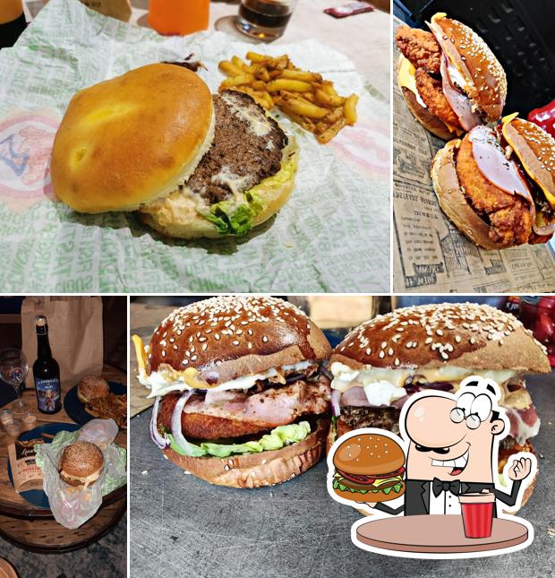 Les hamburgers de AU RUST ( Raimbeaucourt ) will satisferont différents goûts