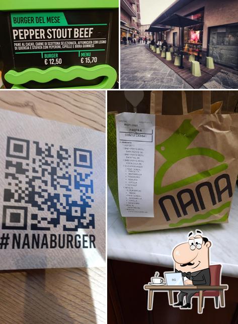 Gli interni di NANA BURGER