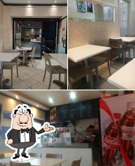 Gli interni di Deniz Kebab