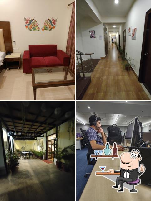 The interior of Riverside Resort