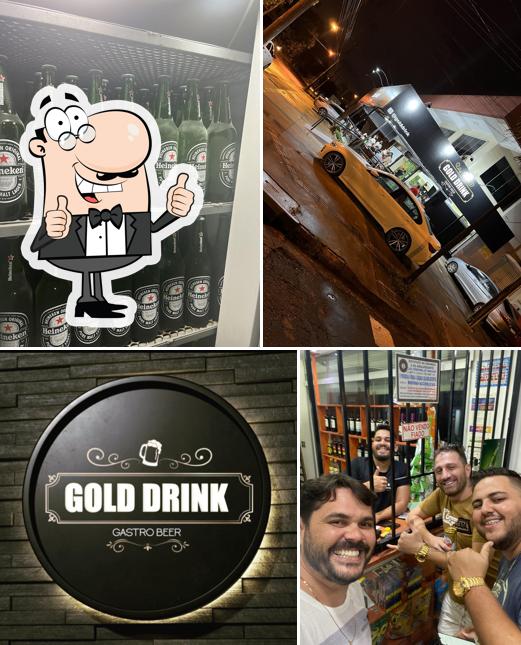 Gold drink Snook Beer