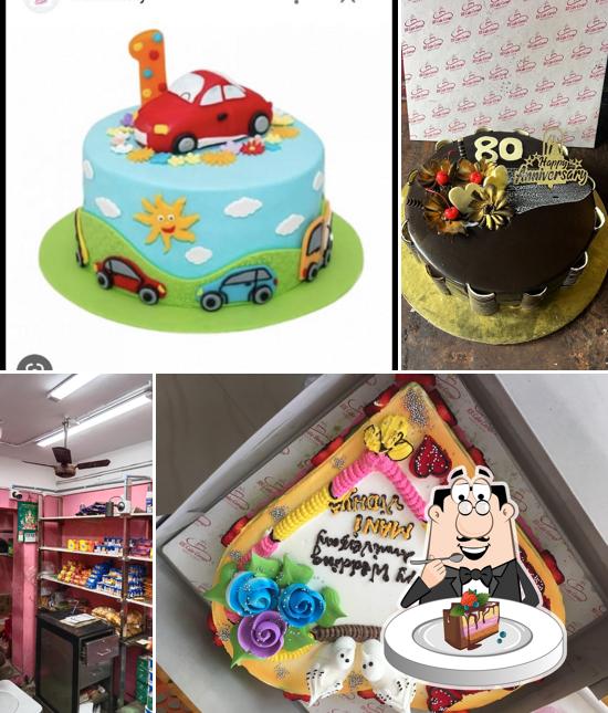 Chocolate cake at R.R Cake Corner